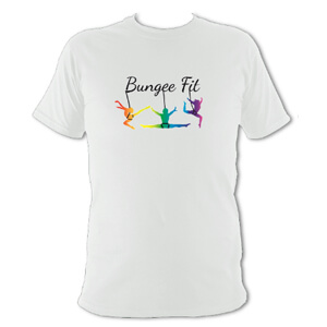 White BungeeFit T-Shirt